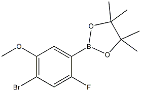 2-(4-Bromo-2-fluoro-5-methoxyphenyl)-4,4,5,5-tetramethyl-1,3,2-dioxaborolane CAS#: 1150271-71-8