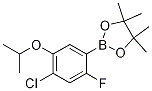 2-(4-Chloro-2-fluoro-5-isopropoxyphenyl)-4,4,5,5-tetramethyl-1,3,2-dioxaborolane CAS#: 1256360-16-3