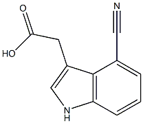 2-(4-Cyano-1H-indol-3-yl)acetic acid CAS#: 1346597-89-4