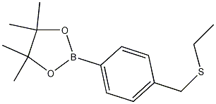 2-(4-(Ethylthiomethyl)phenyl)-4,4,5,5-tetramethyl-1,3,2-dioxaborolane CAS#: 1256359-06-4