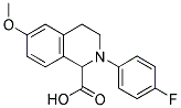 2-(4-FLUORO-PHENYL)-6-METHOXY-1,2,3,4-TETRAHYDRO-ISOQUINOLINE-1-CARBOXYLIC ACID CAS#: 1260644-08-3