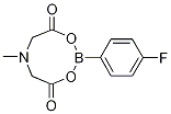 2-(4-Fluorophenyl)-6-methyl-1,3,6,2-dioxazaborocane-4,8-dione CAS#: 1257641-06-7