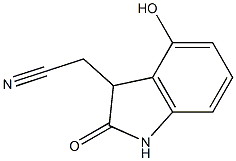 2-(4-Hydroxy-2-oxoindolin-3-yl)acetonitrile CAS#: 1380540-77-1