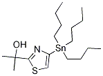 2-(4-(Tributylstannyl)thiazol-2-yl)propan-2-ol CAS#: 1245816-16-3