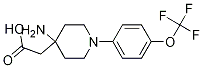 2-(4-amino-1-(4-(trifluoromethoxy)phenyl)piperidin-4-yl)acetic acid CAS#: 1159983-55-7