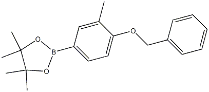 2-(4-(benzyloxy)-3-methylphenyl)-4,4,5,5-tetramethyl-1,3,2-dioxaborolane CAS#: 1257078-80-0