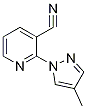 2-(4-methyl-1H-pyrazol-1-yl)nicotinonitrile CAS#: 1119391-07-9