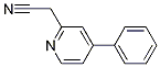 2-(4-phenylpyridin-2-yl)acetonitrile CAS#: 1227606-66-7