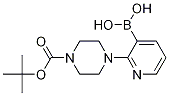 2-(4-(tert-Butoxycarbonyl)piperazin-1-yl)pyridin-3-ylboronic acid CAS#: 1218790-78-3