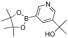 2-(5-(4,4,5,5-tetraMethyl-1,3,2-dioxaborolan-2-yl)pyridin-3-yl)propan-2-ol CAS#: 1257431-63-2