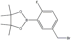 2-(5-(Bromomethyl)-2-fluorophenyl)-4,4,5,5-tetramethyl-1,3,2-dioxaborolane CAS#: 1256360-47-0