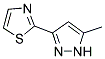 2-(5-METHYL-1H-PYRAZOL-3-YL)-1,3-THIAZOLE CAS#: 1187559-72-3