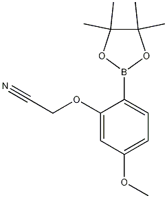 2-(5-Methoxy-2-(4,4,5,5-tetramethyl-1,3,2-dioxaborolan-2-yl)phenoxy)acetonitrile CAS#: 1256359-92-8