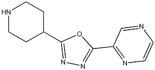 2-(5-(Piperidin-4-yl)-1,3,4-oxadiazol-2-yl)pyrazine CAS#: 1207175-56-1