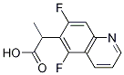 2-(5,7-Difluoro-6-quinolyl)propanoic acid CAS#: 1226776-94-8