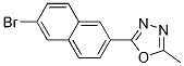 2-(6-Bromonaphthalen-2-yl)-5-methyl-1,3,4-oxadiazole CAS#: 1133115-80-6