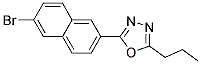 2-(6-Bromonaphthalen-2-yl)-5-propyl-1,3,4-oxadiazole CAS#: 1133116-07-0