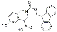2-(((9H-Fluoren-9-yl)methoxy)carbonyl)-6-methoxy-1,2,3,4-tetrahydroisoquinoline-4-carboxylic acid CAS#: 1233025-96-1