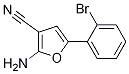 2-AMino-5-(2-broMophenyl)furan-3-carbonitrile CAS#: 1261268-90-9