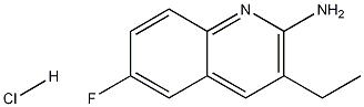 2-Amino-3-ethyl-6-fluoroquinoline hydrochloride CAS#: 1172943-00-8