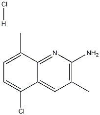2-Amino-5-chloro-3,8-dimethylquinoline hydrochloride CAS#: 1172287-68-1