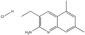 2-Amino-5,7-dimethyl-3-ethylquinoline hydrochloride CAS#: 1172329-99-5