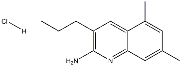 2-Amino-5,7-dimethyl-3-propylquinoline hydrochloride CAS#: 1170079-61-4