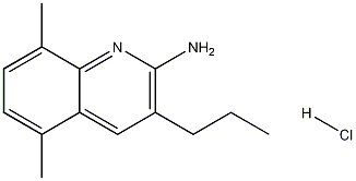 2-Amino-5,8-dimethyl-3-propylquinoline hydrochloride CAS#: 1170435-03-6