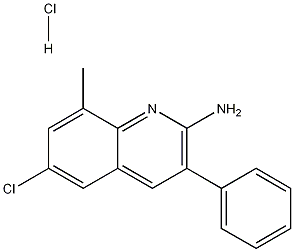 2-Amino-6-chloro-8-methyl-3-phenylquinoline hydrochloride CAS#: 1171355-84-2
