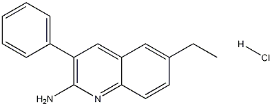 2-Amino-6-ethyl-3-phenylquinoline hydrochloride CAS#: 1170530-06-9