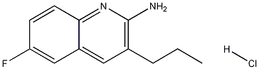 2-Amino-6-fluoro-3-propylquinoline hydrochloride CAS#: 1172565-52-4