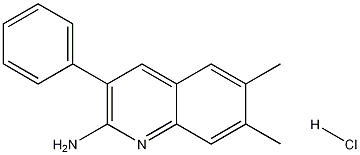 2-Amino-6,7-dimethyl-3-phenylquinoline hydrochloride CAS#: 1172344-66-9