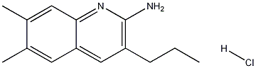 2-Amino-6,7-dimethyl-3-propylquinoline hydrochloride CAS#: 1172945-54-8