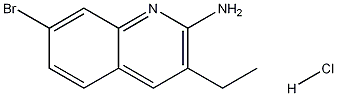2-Amino-7-bromo-3-ethylquinoline hydrochloride CAS#: 1170592-36-5