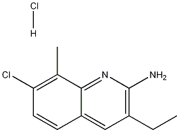 2-Amino-7-chloro-3-ethyl-8-methylquinoline hydrochloride CAS#: 1170279-53-4