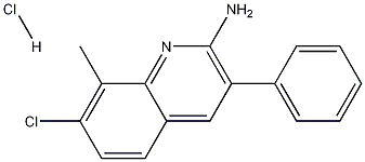 2-Amino-7-chloro-8-methyl-3-phenylquinoline hydrochloride CAS#: 1172479-00-3