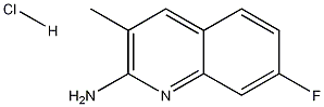 2-Amino-7-fluoro-3-methylquinoline hydrochloride CAS#: 1172730-54-9