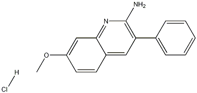 2-Amino-7-methoxy-3-phenylquinoline hydrochloride CAS#: 1170220-26-4