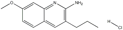 2-Amino-7-methoxy-3-propylquinoline hydrochloride CAS#: 1170365-67-9
