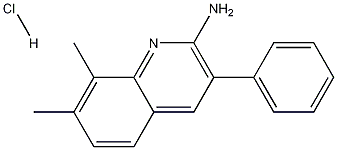 2-Amino-7,8-dimethyl-3-phenylquinoline hydrochloride CAS#: 1172044-82-4