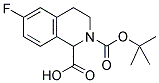 2-BOC-6-FLUORO-3,4-DIHYDRO-1H-ISOQUINOLINE-1-CARBOXYLIC ACID CAS#: 1260644-27-6