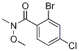 2-BROMO-4-CHLORO-N-METHOXY-N-METHYLBENZAMIDE CAS#: 1255099-63-8