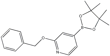2-Benzyloxy-4-(4,4,5,5-tetramethyl-1,3,2-dioxaborolan-2-yl)pyridine CAS#: 1256359-03-1