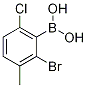 2-Bromo-3-methyl-6-chlorophenylboronic acid CAS#: 1309980-97-9