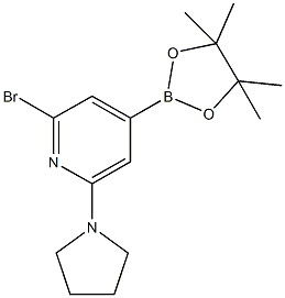 2-Bromo-6-(pyrrolidin-1-yl)pyridine-4-boronic acid CAS#: 1150271-64-9