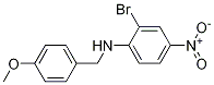 2-Bromo-N-(4-methoxybenzyl)-4-nitroaniline CAS#: 1150271-16-1