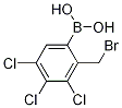 2-(Bromomethyl)-3,4,5-trichlorophenylboronic acid CAS#: 1072946-53-2