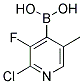 2-CHLORO-3-FLUORO-5-PICOLINE-4-BORONIC ACID CAS#: 1072952-39-6