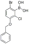 2-Chloro-3-benzyloxy-6-bromophenylboronic acid CAS#: 1309980-90-2