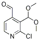 2-Chloro-3-(dimethoxymethyl)isonicotinaldehyde CAS#: 1142192-52-6